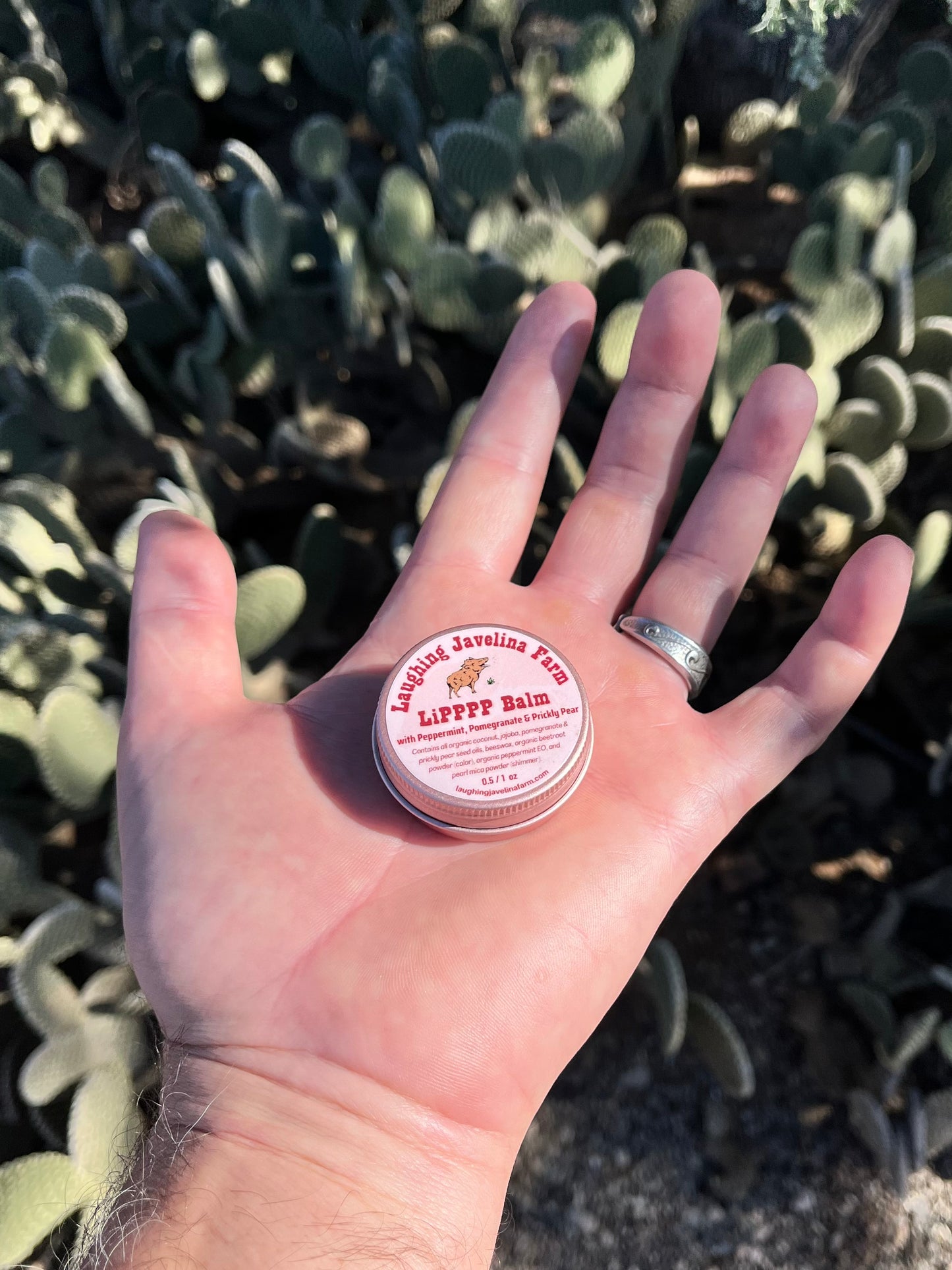 LiPPPP Balm lip balm w/ Peppermint, Pomegranate & Prickly Pear